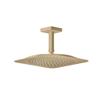 AXOR Citterio C douche de tête - 27x27cm - avec raccord plafond - brushed bronze