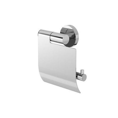 Tiger Boston Toiletrolhouder met klep gepolijst RVS SHOWROOMMODEL