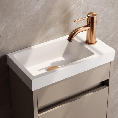 Brauer Copper Edition Fonteinkraan opbouw - uitloop 11.5cm - PVD - geborsteld koper OUTLETSTORE