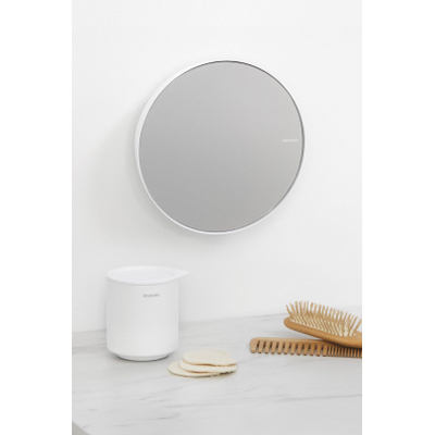Brabantia MindSet Badkamerspiegel - 20.4x20.4cm - mineral fresh wit