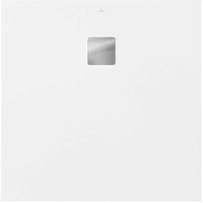 Villeroy & Boch Excello douchevloer ultracore - 100x100x4cm - antislip - White Alpine (glans wit)