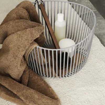 Blomus Riva Badhanddoek - breedte 70cm - lengte 140cm - Tan