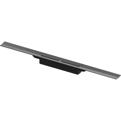 Tece DrainProfile Profil de douche - 120cm - raccourcissable - chrome noir brossé