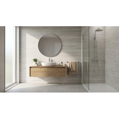 SAMPLE Terravito Dovaro Wandtegel - 30x90cm - gerectificeerd - mat Grijs
