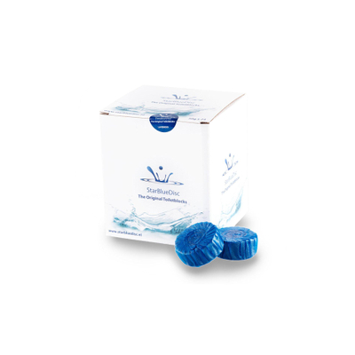 Starbluedisc toiletblokjes jaarverpakking 24 stuks - blauw