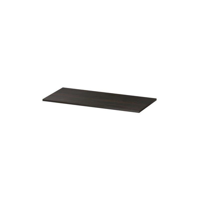INK Topdeck Wastafelblad - 100x45x2cm - tbv onderkast - MFC - Intens eiken