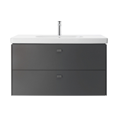 Duravit D code meubelwastafel 105x48 cm 1 kraangat met overloop wit