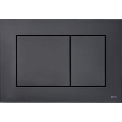 Tece Now bedieningsplaat voor duospoeltechniek mat zwart