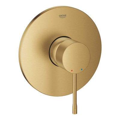 Grohe Essence New Douchekraan inbouw - 1 knop - brushed cool sunrise (goud)
