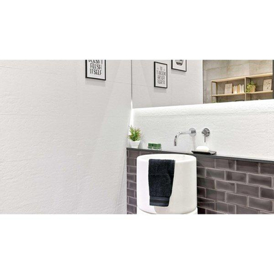 ÉCHANTILLON Carrelage céramique-Apolo Essence sol et mur 30x89cm 10mm rectifié R10 porcellanato Branco
