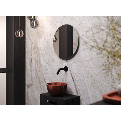 LoooX CM-Line miroir – rond Ø 30 cm – sans éclairage – Argent
