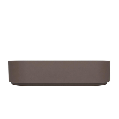 Arcqua Case Opbouw Waskom - ovaal - 60x26cm - mat mokka
