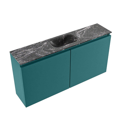 MONDIAZ TURE-DLUX 100cm toiletmeubel Smag. EDEN wastafel Lava positie midden. Met 1 kraangat.