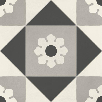 JOS. Hidro Vloertegel - 19.7x19.7cm - 8.3mm - Coffebreak black