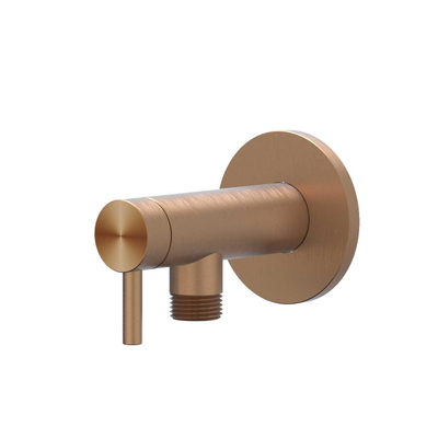 IVY Hoekstopkraan - 1/2" - 3/8 - RVS316 - geborsteld mat koper PVD