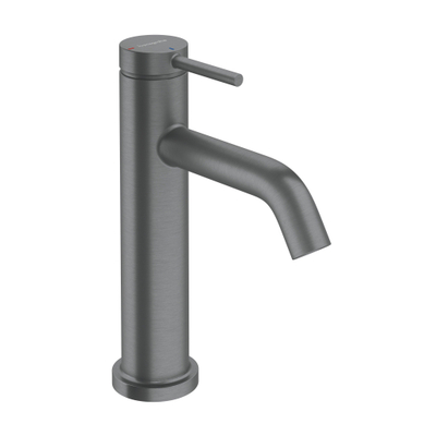 Hansgrohe Tecturis S wastafelkraan - model 110 - zonder waste - brushed black chrome (zwart)