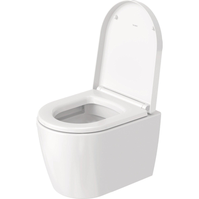 Duravit starck me WC suspendu compact à fond creux rimless 37x48cm 4.5l avec fixation caché et wondergliss blanc mat