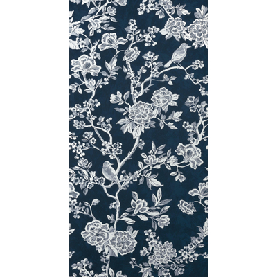 Cir Chromagic Listel décoratif - 60x120cm - 10.0mm - rectifié - Floral blue