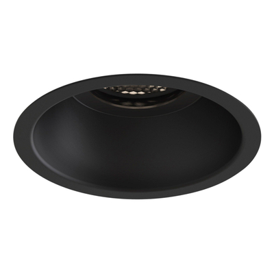 Astro Minima Slimline Round Fixed FR IBS IP65 sans GU10 noir mat