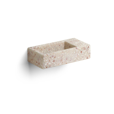 Clou Flush 3 fontein - 36x18cm - rechts - gerecycled PE - licht terra - licht beschadigd - OUTLET UDEN