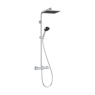 Hansgrohe Activera Q colonne de douche - 29x18cm - thermostatique - ecosmart - chromé