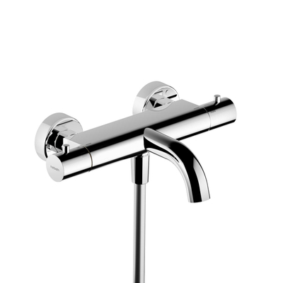 Hotbath Ace Thermostatische badkraan - opbouw - 2 functies - hoogglans chroom