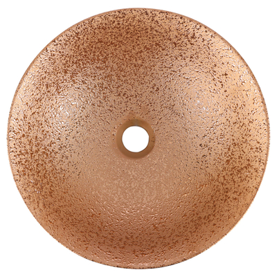 Differnz BRIGHT Vasque à poser - 36x14cm - émaillé - cuivre