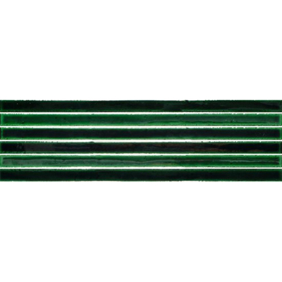 Vtwonen Tegels Rib Wandtegel - 13x45cm - 9mm - Witte scherf - Jungle (Groen)