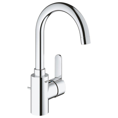 Grohe Eurostyle Cosmopolitan Wastafelkraan - L-Size - met afvoerplug - hoge draaibare uitloop - chroom