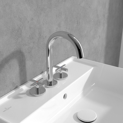 Villeroy & Boch Loop & Friends ensemble de robinet à 3 trous - chrome