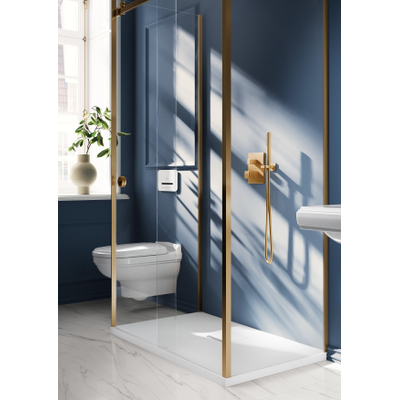 Villeroy & Boch Universal Showers Plafondarm - Hoekig - Brushed Gold (goud)