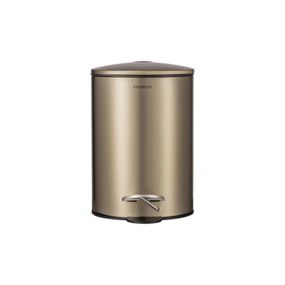 Blomus TUBO poubelle à pédale Brass 3 litres