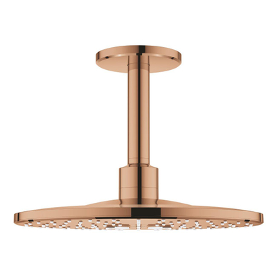 Grohe Rainshower SmartActive 310 Hoofddouche - 31cm - 2 straalsoorten - plafondarm 14.2cm - warm sunset (koper)