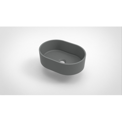Arcqua Case vasque ovale 40x28cm gris mat