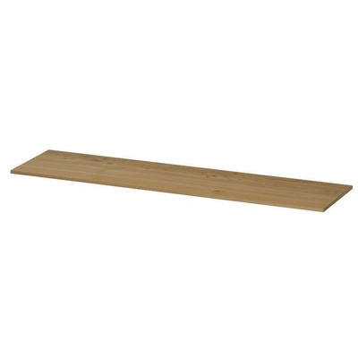 INK Topdeck Wastafelblad - 180x45x2cm - tbv onderkast - MDF - Fineer Natur