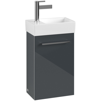 Villeroy & Boch Avento meuble sous-lavabo 1 porte 34x51.4x20.2cm gauche crystal grey