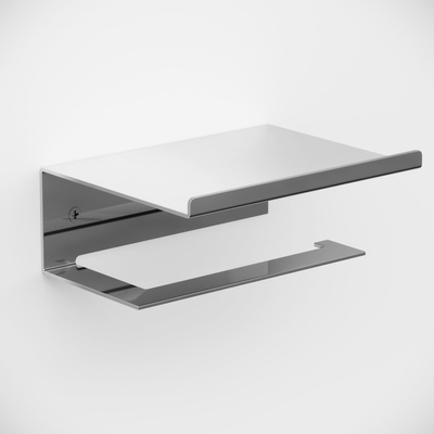 Ozean Eternal Toiletrolhouder - plateau - chroom OUTLETSTORE