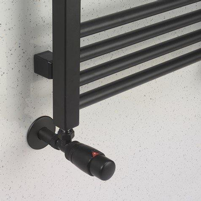 Radiateur à serviettes Crosswater MPRO - 138x48cm - 568 watt - noir mat