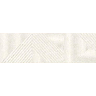 Colorker Pacific Decor-strip - 31.6x100cm - 10.4mm - gerectificeerd - Bone square