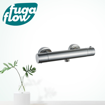 FugaFlow Eccelente Sobrado Mitigeur thermostatique douche à poser Inox brossé PVD