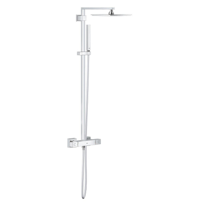 GROHE Cube Regendoucheset Opbouw - hoofddouche 23cm - handdouche staaf - thermostatisch - chroom SHOWROOMMODEL