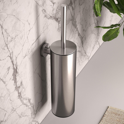 Brauer Brushed Edition Toiletborstelhouder - wand - PVD - geborsteld RVS
