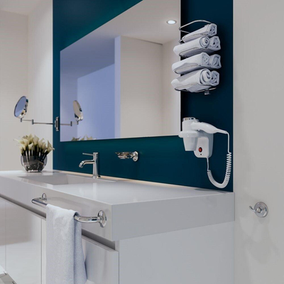 Geesa Hotel Patère double Chrome
