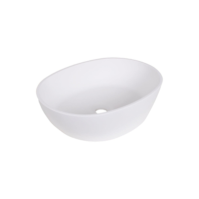 Zeza Arte Vasque à poser - 45x32x12cm - solid surface - blanc mat