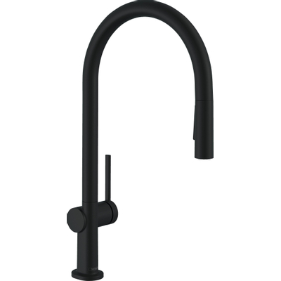 Hansgrohe talis m54 robinet de cuisine 1 trou 210 noir mat