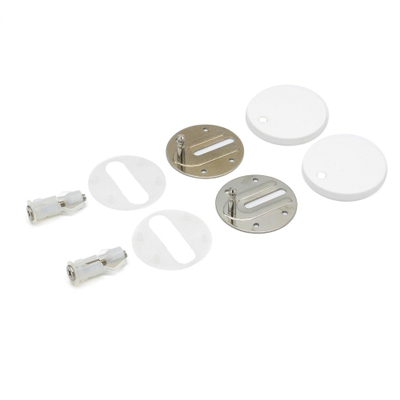 QeramiQ Parte Bevestigingsset - voor toiletzitting QeramiQ Dely (Swirl) - wit