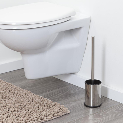 Tiger Colar Toiletborstel met houder vrijstaand RVS gepolijst 9.3x38.4x9.3cm