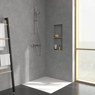 Villeroy & Boch Verve Showers Glijstangset met drie functies voor wandmontage - chroom
