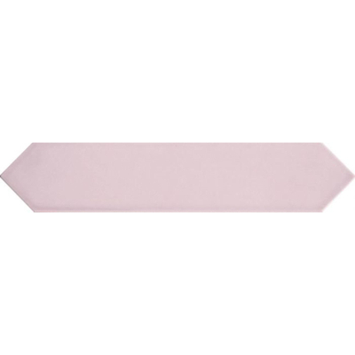 ÉCHANTILLON Terravito Ulvara carreau mural - 6.5x33.2cm - 8mm - Hexagone - Rose brillant