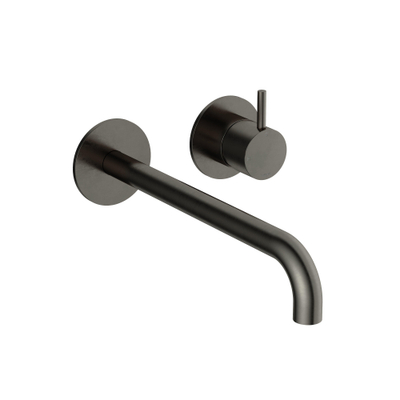 Hotbath Cobber Partie apparente - pour robinet de lavabo - bec 25 cm - Fer vieilli